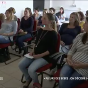 La maison des maternelles a diffusé un extrait filmé d'un atelier sur les pleurs des bébés à la maternité de Pertuis
