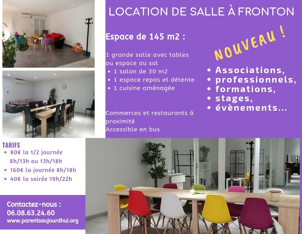 Salle location affiche
